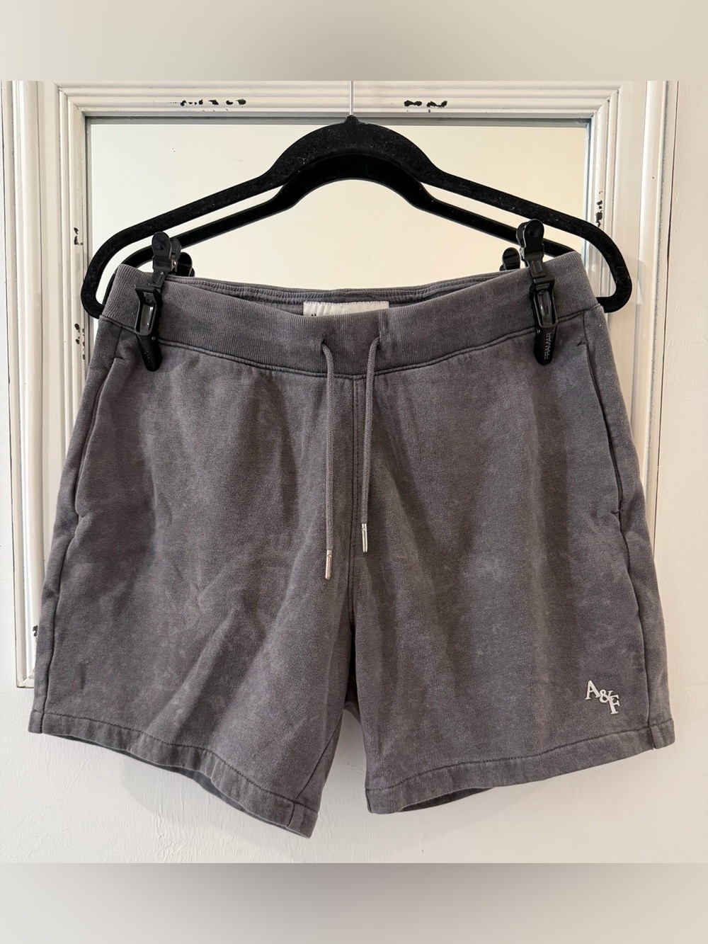 Abercrombie & Fitch Charcoal Soft Fleece Shorts
